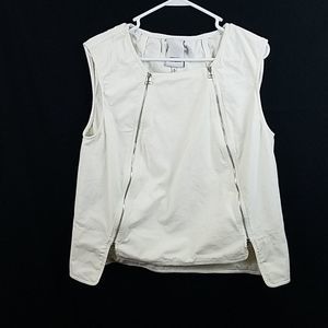 Robert Rodriguez Sleeveless Zipper Shirt